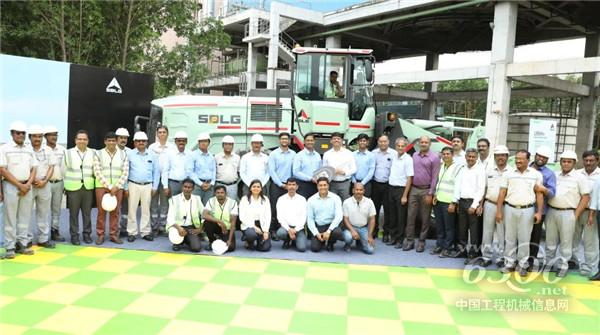 Lingong continuously delivered electric loaders to major customers in India