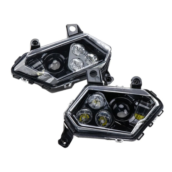 Replacement New 0550992 710004659 LED Headlights Assembly For Can-Am 2017-2018 Maverick X3 Turbo