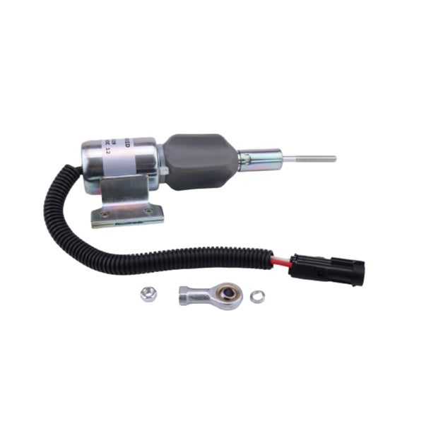 Holdwell New Aftermarket Fuel Solenoid J932529 for Case Backhoe Loader 590SM 650G