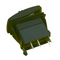 Holdwell Replacement Rocker Switch 169-0595 1690595 CA1690595 For CATERPILLAR BACKHOE LOADER 424D 446D 420D 442D 430D 432D 428D 416D 438D