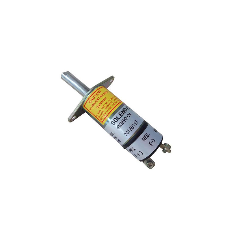 Solenoide de parada de repuesto 4N-3890 24 V para Caterpillar 3304 3306 3406B 3406C 3408 3408B 340 4N3890 24 V 4N-3890 1500-24AS1U1