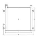 ﻿Aftermarket COOLER HYDRAULIC OIL 426-03-21370 For Komatsu DUMP TRUCKS  HD785    WHEEL DOZERS  WD600    WHEEL LOADERS  WA600