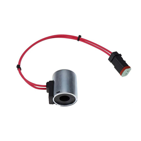 Aftermarket Solenoid Coil 130-0013 Compatible with Caterpillar Backhoe Loader 416C 416D 420D 424D 426C 428C 428D 430D 432D 436C 438C 438D 442D 446B 446D