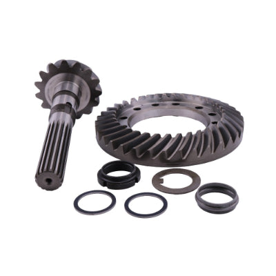 Holdwell Bevel Gear Kit 294189A1 Aftermarket Ring and Pinion Gear Set Compatible for Case Loader Backhoe 580SL 580SM 580SM+