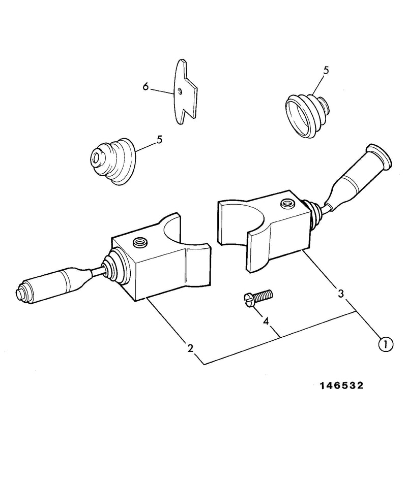 701/70000 Interrupteur combiné à joystick Interrupteur à colonne pour 4C444 4CX444 SUPER 3CX444 SUPER 4CN444 SUPER 4CXSM444 4CX444 4C 3CX (24 volts) 3CXE 3CX 214-4 215S 217-4 217S TOOLCARRIE 215-4 217-2 214SM-4 217S