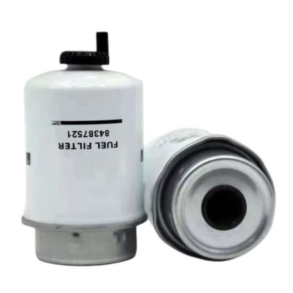Filtro de combustible de repuesto Holdwell 84387521 para piezas de equipos de construcción New Holland