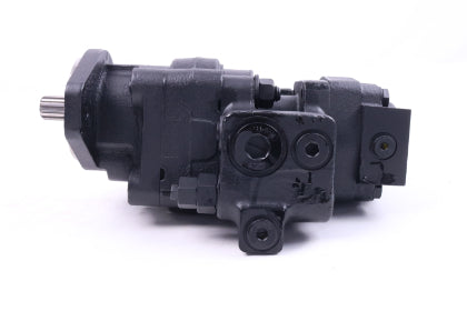 Holdwell Tandem Hydraulic External Gear Pump Replace AT331223 for John Deere Engine 4045 Backhoe Loader