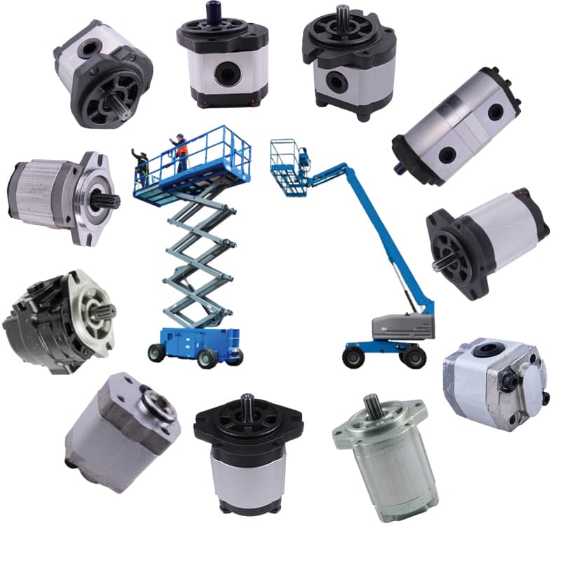 Aftermarket Aerial Lift Parts Gear pump T108662  96193GT 77981GT 122495GT 214222GT 53959GT 1291760GT 124100GT 37185GT 81013GT 139801GT 139799GT 1301544GT 54222GT 1295260GT