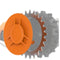 Aftermarket Lawn Mower Anti-Skid Wheels Spikes RSWL-01-1 TLWL-01 For Worx LandroidS M S300 [WR130E] M500 [WR141E] M700 [WR142E] M1000 [WR143E] S450i [WR101 SI] S450i [WR102SI] 500i. WR105SI] S450i [WR106SI] S700i [WR101 SI] M800i [WR111MI] M800i [WG757E] M900 [WG758E] M1000i [WG796E.1] 0i ID B. [WR113MI] M500 2.0 [WR165E] M700 2.0 [WR167E]