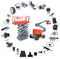 Aftermarket AWP Skyjack Lift Spare Parts Control Box Joystick Tire Motor Pump E-Stop Switch Controller Contactor 156879 159111 121087 158436 119642 102853 171560 100509 169261 123477 127179 For Aerial Work Platform Skyjack Scissor Lifts Boom Lifts
