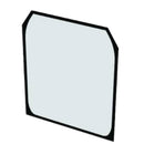 Aftermarket Telehandler Parts Front Windshield Laminated Glass 827/80225 827/80225 for JCB Telehandler 506-36 507-42 509-42 510-56 526-56 530 532 533-105 535-125 535-140 535-95 536-60 537 540 550