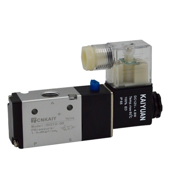Aftermarket Solenoid Valve 3V210-08 For PT 1/4" Air Valve DC 110V 3 Way 2 Position