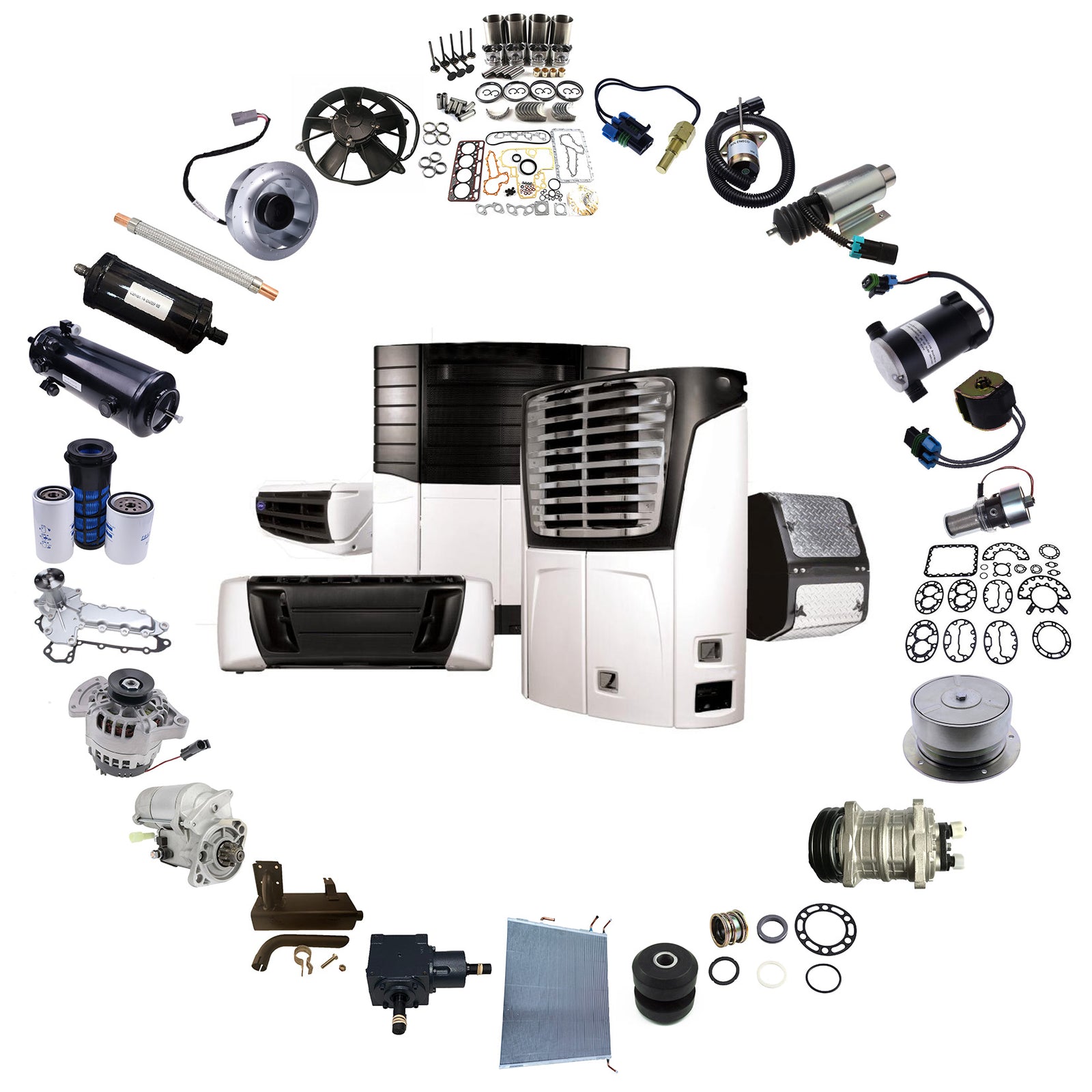 Carrier Transicold Spare Parts Compressor Bus AirConditioning Contain