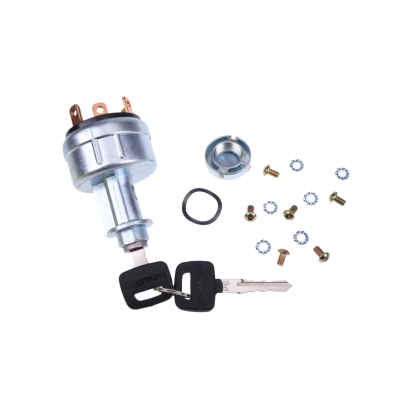 CH11696 194155-52110 Solarhome Ignition Starter Switch Replacement Compatible with Kubota Iseki Komatsu John Deere CH11696 650 750 850 950 1050 1250 1450