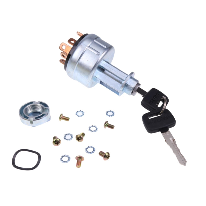 CH11696 194155-52110 Solarhome Ignition Starter Switch Replacement Compatible with Kubota Iseki Komatsu John Deere CH11696 650 750 850 950 1050 1250 1450