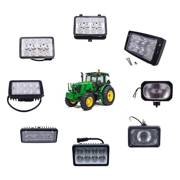 New Aftermarket Lamp Light LED RE573609 RE331642 AT208435 AL150478 RE271574 for John Deere Tractor 4040 4640 7200 7210 7600 7610 7710
