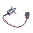 Replacement 12V Fuel Shutdown Shut Off Solenoid 119233-77932 11923377932 for Yanmar 3TNV70 3TNV88 Hitachi ZX17U-2 ZX17UNA-2 ZX30U-3F ZX33U-3F ZX35U-3F ZX38U-3F ZX48U-3F