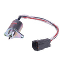 Replacement 12V Fuel Shutdown Shut Off Solenoid 119233-77932 11923377932 for Yanmar 3TNV70 3TNV88 Hitachi ZX17U-2 ZX17UNA-2 ZX30U-3F ZX33U-3F ZX35U-3F ZX38U-3F ZX48U-3F