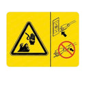 Replacement Aerial Lift Parts Electric Hazard Plug Symbol Decal 114334GT 114334 for Genie Scissor GS-1930 GS-3369 BE GS-3369 DC GS-2669 DC GS-1532 GS-2669 BE GS-4069 BE GS-1932 GS-4069 DC GS-3246