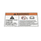 Replacement Telehandler Parts Decal Warning-Compart Access 28175GT 28175 for Telehandlers (GTH) GTH-1056 GTH-644 GTH-844