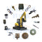 Pièces d'excavatrice Holdwell pour Wacker Neuson Kramer Weidemann ET60 ET90 8003 75Z 6003 6503