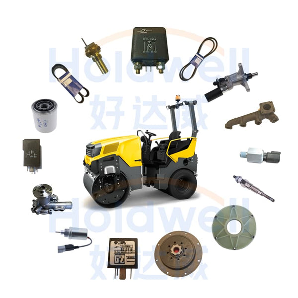 Piezas del rodillo Holdwell para Wacker Neuson Kramer Weidemann RD11 RD12-90 RD16-100 RD880
