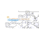 Manifold Exhaust Gasket for ISUZU engine 4LE1 &amp; 4LE2 in JCB model 02/802918