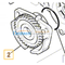 Oil Pump for ISUZU engine 4LE1 &amp; 4LE2 in JCB model 02/803044