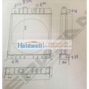 HOLDWELL radiator 120-480 for FG Wilson