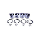 Aftermarket 4 Sets Yanmar 129907-22090 Piston And Ring Kit For Yanmar 4tnv98