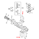 Aftermarket Kit-main bearing 1115100741 1115100742 For Isuzu Engine 6BG1