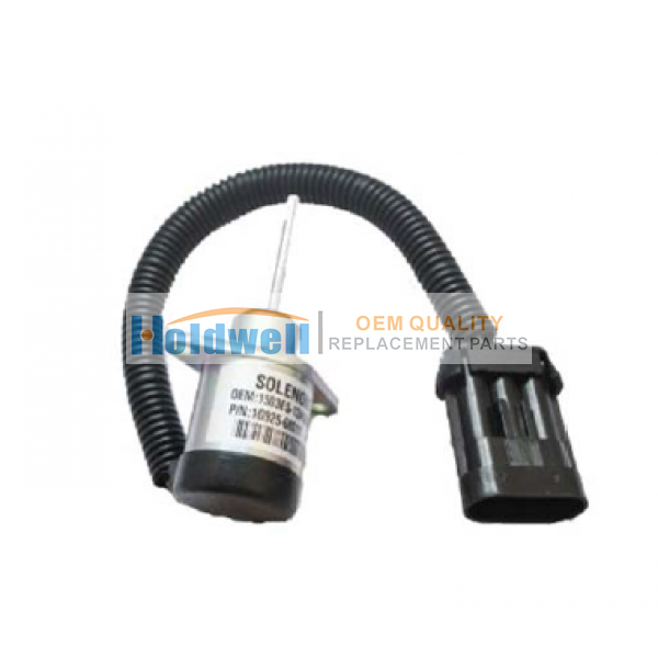 Holdwell Fuel shutoff soelnoid 1503ES-12A5UC4S 1G925-60011 6691313 6691498 12V fit for bobcat engine