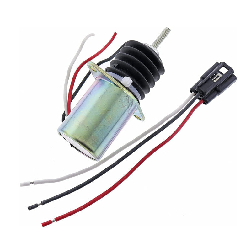 Aftermarket New Fuel Shut Off Solenoid AM124379 AM124377 For John Deere 415 425 455 F915 F925 F935