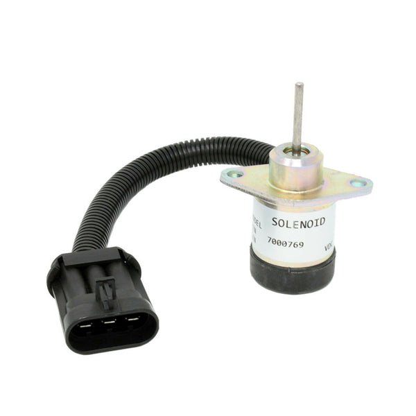 Solenoide de corte de combustible Holdwell 7000769 de repuesto para minicargadoras Bobcat S630, S650, T630 y T650