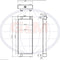 Radiador Komatsu 421-03-44180 para cargadora de ruedas WA470-6 WA480