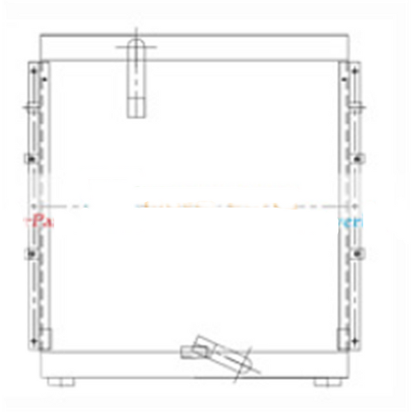 Radiador de repuesto 46639-60500 para motor Mitsubishi S12R-PTA-S