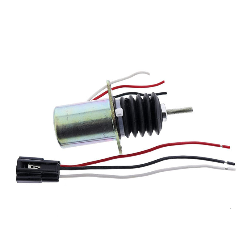 Aftermarket New Fuel Shut Off Solenoid AM124379 AM124377 For John Deere 415 425 455 F915 F925 F935