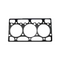 Aftermarket Komatsu 6143-11-1810 Cylinder Head Gasket For Komatsu 3d94 Engine