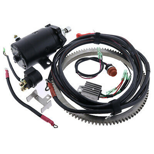 Aftermarket Holdwell Electric Start Motor Kit E48CMH For Yamaha Outboard E48CMH 48HP Enduro 2Stroke