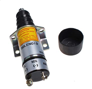 Aftermarket HOLDWELL 12V fuel shutoff solenoid 1502-12C6U1B2S1 1500-2047 for WOODWARD