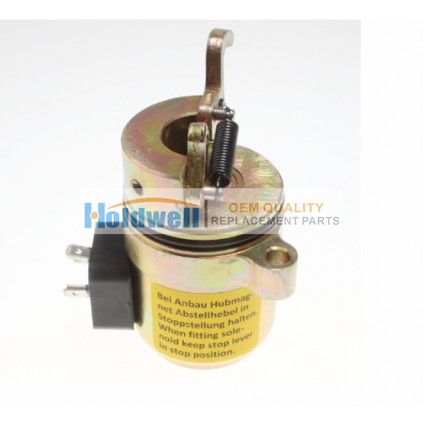 Holdwell Shutoff Solenoid 6686715 for Bobcat 442, 863, 864, 873, 883, A220, A300, S250, T200