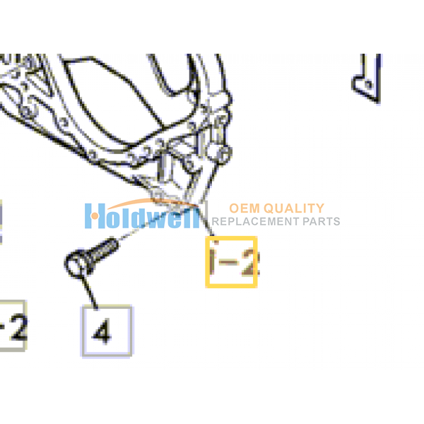 Casing timing  for ISUZU engine 4BG1 in JCB model 02/800319