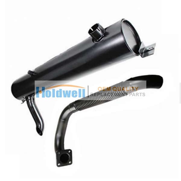Holdwell high quality aftermarket Muffler 7100840 for skid steer loader 751 753 S130 S150