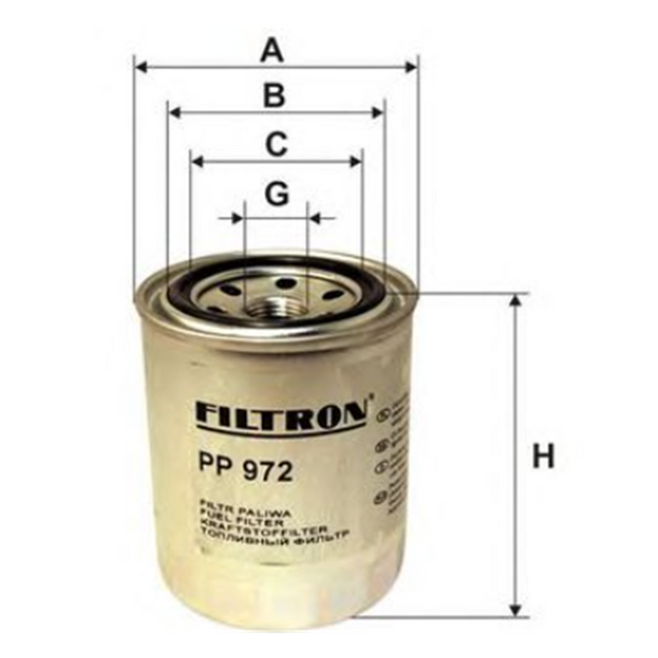 Aftermarket Oil Filter 8943940792 For  Isuzu Engine 6BG1