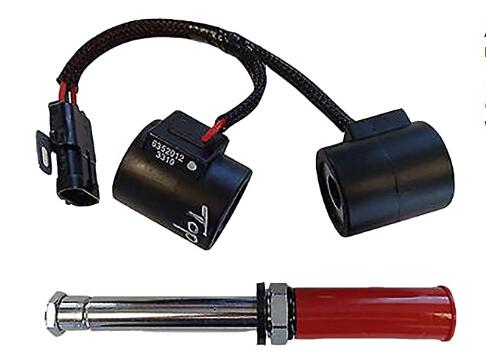 Solenoide doble inversor de repuesto (avance, punto muerto y retroceso) AT1634AS22 para JohnDeere (310D, 300D, 315C, 315D posteriores al número de serie 792483)