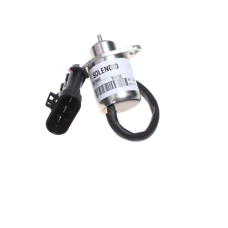Aftermarket HOLDWELL Shutoff Solenoid 6670602 FOR Bobcat Skid Steer Loader S70 S100 463 553 12V