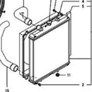 Aftermarket Holdwell Radiator 129940-44500 For Yanmar 4TNV98-GGE