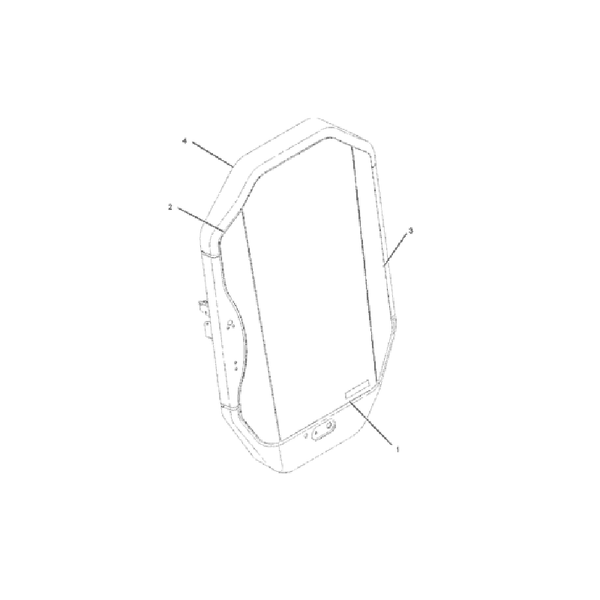 Replacement LH Front Glass 223-0612 For Caterpillar 216 216B 216B3 226 226B 226B