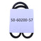 Replacment Belt 50-60200-57 16000206D For Carrier Mistral 800