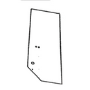 Replacement Loader Left Hand Door Glass T167508 For John Deere & Hitachi